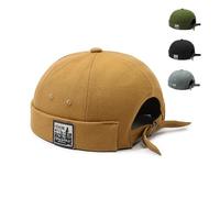Moorle Docker MüTze Casquette docker d'été pour homme, réglable (environ 54-62 cm), casquette docker pour homme, 100 % coton