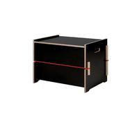 Moormann Coffre Trude - noir (MDF) - S