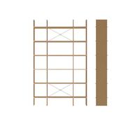 Moormann Système d'étagères FNP - Exemple 3 - MDF - nature (MDF)