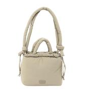 MOOS Capsule rembourrée beige clair - Sac rembourré, sac pour femme, Shopping Bag, confortable et polyvalent, qualité et résistance, 24 x 11 x 24 cm