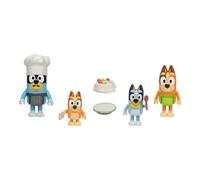 Bluey – Set de 4 figurines «La famille en cuisine»