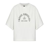Moose Knuckles, Femme, Tops, Blanc, Taille: 36 FR True North T-Shirt