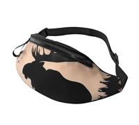Moose Mountain Sac banane imperméable pour homme et femme Motif pin