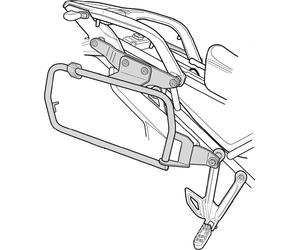 Moose Offroad Yamaha Tracer 900/GT, Cadres latéraux Kenai/Shad Noir Noir