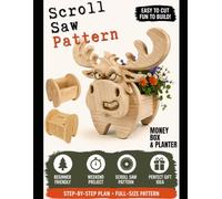 Moose Planter & Money Box: Scroll Saw Pattern