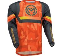 Moose Racing Sahara 2022 Maillot de motocross, noir-orange, taille XL pour homme