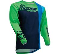 Moose Racing Sahara S20 Maillot Motocross, vert-bleu, taille M pour homme