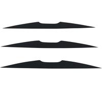 Moose Racing XCR Roll-Off, des garde-boue de remplacement Noir Noir