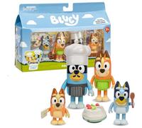 Bluey – Set de 4 figurines «La famille en cuisine»