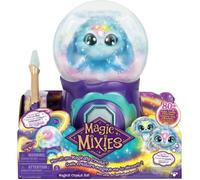 Moose Toys Magic Mixies Peluche interactive Boule Cristal 20 cm Bleu plus de 80 sons et réactions
