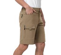 Moosehill Short de randonnée cargo pour homme - Déperlant - Avec 6 poches - Léger et respirant - Pantalon de VTT - Short de cyclisme - Bermuda - Pantalon de trekking - Pantalon d'extérieur d'été