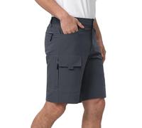 Moosehill Short de randonnée cargo pour homme - Imperméable - Avec 6 poches - Léger et respirant - Pantalon de VTT - Short de cyclisme - Bermuda - Pantalon de trekking - Pantalon d'extérieur d'été,