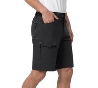 Moosehill Short de randonnée cargo pour homme - Imperméable - Avec 6 poches - Léger et respirant - Pantalon de VTT - Short de cyclisme - Bermuda - Pantalon de trekking - Pantalon d'extérieur d'été,