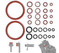 Mooshy Lot de 30 joints toriques pour machine à café Philips - Lot de 30 joints toriques en silicone - Valve de support - Valve à vapeur - Valve d'écoulement pour Phillips, Saeco, Spidem Gaggia