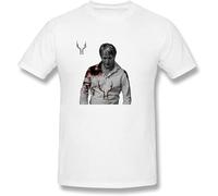 Mootaa Men's Hannibal Mads Mikkelsen T Shirt White XXL
