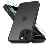 Mootobo Coque 3 en 1 pour iPhone 11 Pro Max [Protection complète de l'appareil Photo] avec 2 Films de Protection d'écran, arrière Mat translucide, Fine, résistante aux Chocs pour iPhone 11 Pro Max 6,