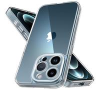 Mootobo Coque iphone 12 Pro 6,1 Pouces Protection Antichoc Militaire, Dos Mat Anti-Traces de Doigts, Protection renforcée de l'appareil Photo(Transparent)