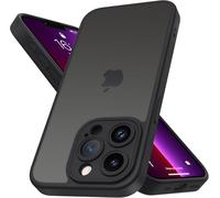 Mootobo Coque iphone 12 Pro Max (6,7 Pouces) Protection Antichoc Militaire, Dos Mat Anti-Traces de Doigts, Protection renforcée de l'appareil Photo - Noir