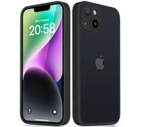 Mootobo Coque pour iPhone 14, Protection d'écran de qualité Militaire, Mate, Anti-Traces de Doigts, Coque arrière intégrale Antichoc pour iPhone 14 6,1 Pouces, Noir