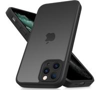 Mootobo for Coque iphone 11 Pro Max 6,5 Pouces Protection Antichoc Militaire, Dos Mat Anti-Traces de Doigts, Protection renforcée de l'appareil Photo(Noir)