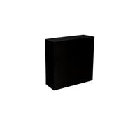 MOOVERE Bac à Fleurs de Couleur Opaque Moderne, pour intérieur/extérieur, pour Plantes et Fleurs en polyéthylène (80cm (80x32x80 cm), Noir)