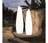 Moovere Lampe sur pied Fredo 140 cm avec câble pour extérieur et intérieur, lumière blanche chaude 3000 K pour la terrasse, le salon et le patio