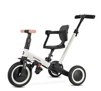 Moovkee Tricycle Bébé Évolutif 6 en 1 - Draisienne Evolutive à partir | Velo Enfant Écru avec Barre de poussée, d'apprentissage de sécurité pour Votre