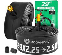 MoovMoov Chambre à Air 29 Pouces - pour Pneus 29x2.25, 29x2.30, 29x2.35, 29x2.40 et 29x2.50 avec ETRTO de 56-622 à 63-622 - Lot de 2 - pour Vélo