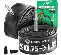 MOOVMOOV Chambre à Air 29 Pouces (Valve Presta) - pour Pneus 29x1.75, 29x1.90, 29x1.95 (ETRTO de 44-622 à 50-622) - Lot de 2 - pour Vélo, VTT et Gravel