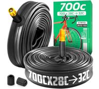 MOOVMOOV Chambre à Air 700 (28 Pouces) - pour Pneus 28-622 (700x28C) ; 30-622 (700x30C) et 32-622 (700x32C) - Valve Schrader - Lot de 2 - Vélo de Route et de Course