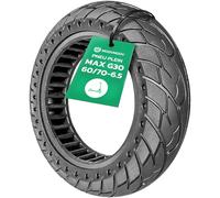 MOOVMOOV Pneu Plein 10x2.5 Compatible avec Trottinette Ninebot Max G30 - Remplace Pneu Tubeless 60/70-6.5 - Pneu Plein 10 Pouces Anti-Crevaison