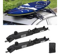 MOOWI 2 Pièces Barre de Toit pour Kia Ceed SW(JD) Proceed(JD) GT Line (JD) 2000-2023 2024+, Tissu Oxford 600D Imperméable Galerie de Toit Souple Porte Bagage Voiture pour Kayak Ski Valise