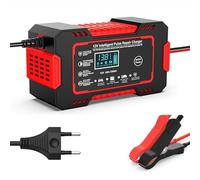 MOOWI Chargeur Batterie Moto pour Piaggio X9 Evolution 250 2005-2007, 12V Chargeur Mainteneur de Batterie Automatique Intelligent pour Moto Scooter Quad Batterie Auto