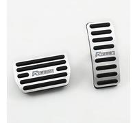 MOOWI Couvre Pédales Voiture Antidérapants pour Volvo XC40 2020 2021 2022 2023 2024, Pédale en Acier Inoxydable, Pédale Accélérateur et Frein Remplacement Accessoires,at