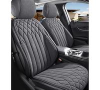 MOOWI Cuir Ensembles De Housses Siège Voiture pour Smart #1 2023-pr, Confortables Et Respirant Quatre Saisons Protection Couvre Sieges Protecteurs de Siège Auto,Front Row-2 Seats-Graystyle