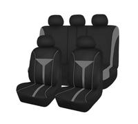 MOOWI Ensembles de Housses Siège Voiture pour Kia Sonato 2009-2014, Doux Respirantes Confortables Protection 4 Saisons,A Grey