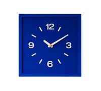 MOOWI Horloge Murale Minimalist Art-Style Wall Clock Deep Blue, Silent Operation Battery Powered Accueil Salon Chambre Bureau Décorations