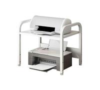 MOOWI Support d'imprimante Étagère Blanche for imprimante de Bureau, Organisateur de fichiers, Scanner, copieur de téléphone, Support de comptoir Étagère de Rangement