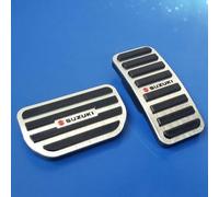 MOOWI Voiture Pédales Couvre pour Suzuki Vitara, Antidérapant Antirouille Repose Pieds Performance Pedals Aluminium Couvre-pédale d'accélérateur et de Frein,at