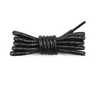 Mooybay 1 paire de lacets ronds à paillettes, largeur 4 mm, adaptés aux chaussures de sport et en cuir, accessoires de remplacement durables,180 cm