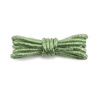 Mooybay 1 paire de lacets ronds à paillettes, largeur 4 mm, adaptés aux chaussures de sport et en cuir, accessoires de remplacement durables,120 cm