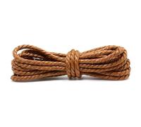 Mooybay 1 paire de lacets ronds en cuir ciré de 3,5 mm de large, longueur 60-150 cm, pour chaussures de sport décontractées,90 cm