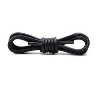 Mooybay 1 paire de lacets ronds en cuir de 2,5 mm, imperméables, adaptés aux bottes et chaussures décontractées pour hommes et femmes,180 cm