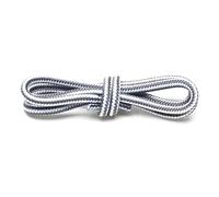 Mooybay 1 paire de lacets ronds rayés bicolores de 4 mm de large, lacets de couleur polyester, accessoires de chaussures durables,120 cm