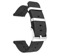 Mooybay Bracelet de montre en nylon durable, 18 mm-24 mm, longueur 20 cm, bracelet de rechange unisexe, idéal pour un usage quotidien,20 mm