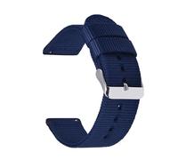 Mooybay Bracelet de montre en nylon durable, 18 mm-24 mm, longueur 20 cm, bracelet de rechange unisexe, idéal pour un usage quotidien,20 mm