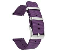 Mooybay Bracelet de montre en nylon durable, 18 mm-24 mm, longueur 20 cm, bracelet de rechange unisexe, idéal pour un usage quotidien,18 mm