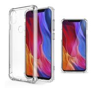 Moozy Coque Silicone Transparente pour Xiaomi Mi 8 - Anti Choc Crystal Clear Case Cover Étui de Flexible Souple TPU