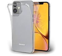 Moozy Coque Intégrale pour iPhone 12, iPhone 12 Pro Transparente Silicone Antichoc - 360 Degres Protection Avant et Arriére Etui Housse Case