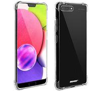 Moozy Coque Silicone Transparente pour Huawei Honor 10 - Anti Choc Crystal Clear Case Cover Étui de Flexible Souple TPU